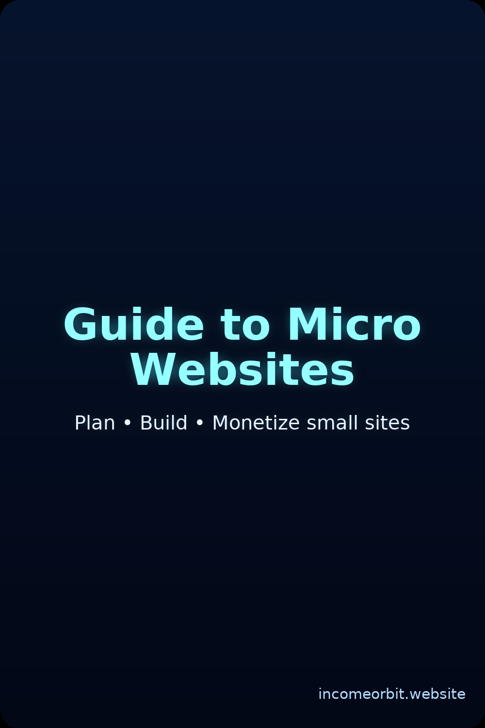Guide to micro websites — focused, fast-ranking sites